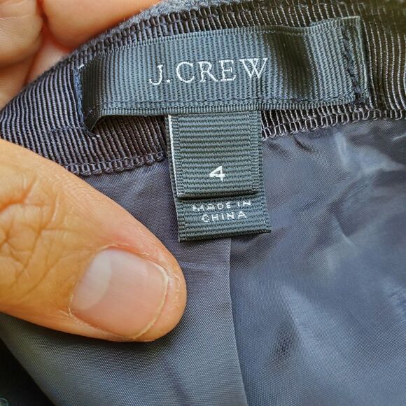 J.Crew Mini Skirt Ruffle/Layered Wool Blend/Double Fabric Heavyweight Size 4 - Picture 5 of 7